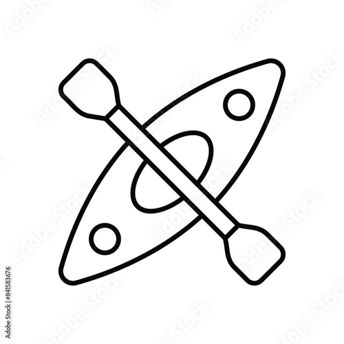 Kayak vector icon