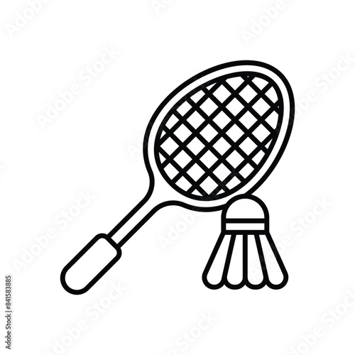 Badminton vector icon