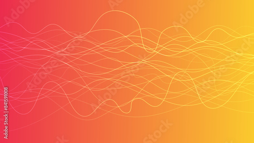 Abstract gradient background with wave beams
