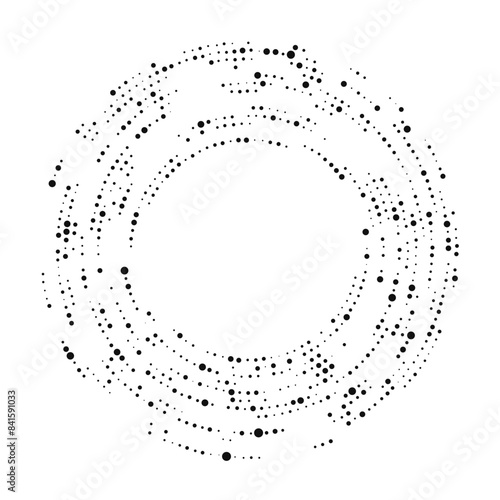 Circle halftone dotted background