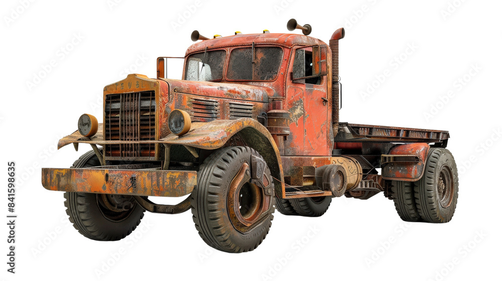 A truck isolated on white transparent background, PNG File. Perfect for clipart A truck isolated on white transparent background, PNG File. Perfect for clipart