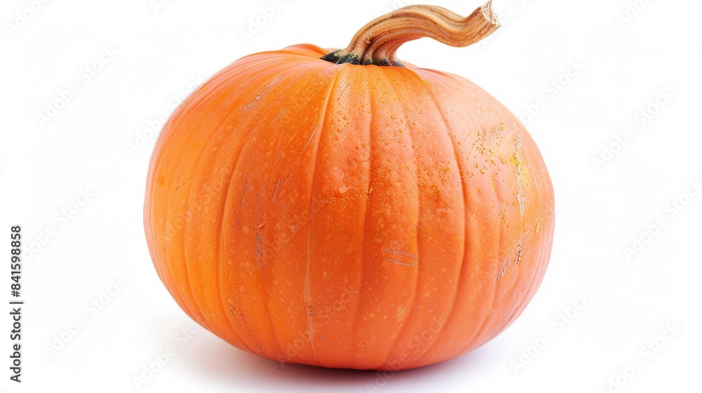 Obraz premium Pumpkin isolated on a white background. Generative Ai