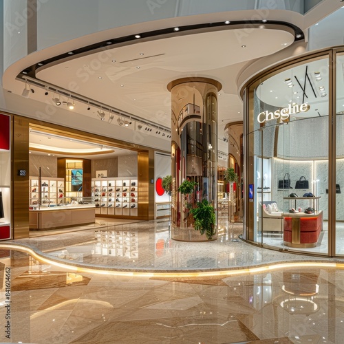 Interior Shot of Charles and Keith Store in the Shoppes at Marina Bay Sands, Singapore photo