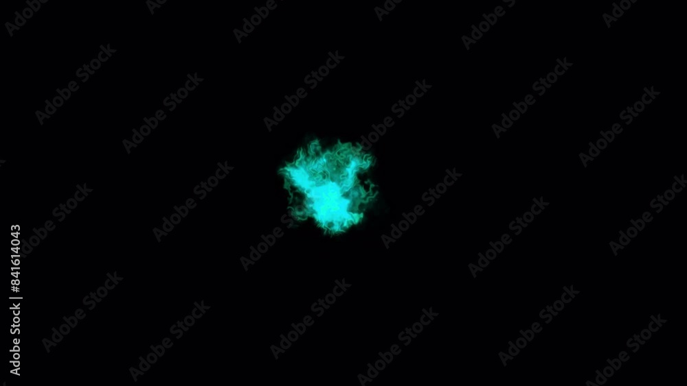 Explosion shockwave effect and divergent wave on a transparent background. Abstract smoke explosion animation. Fire energy animation on a Alpha channel. Overlay Template. Explosion shockwave.