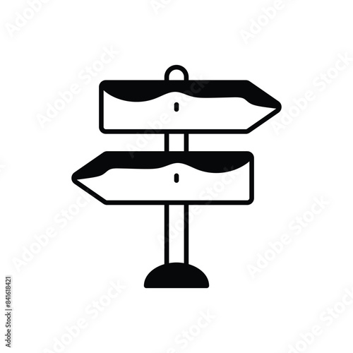 Sign Board vector icon