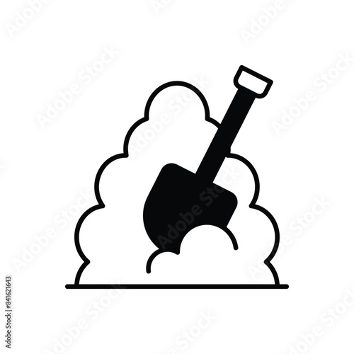  Shovel vector icon