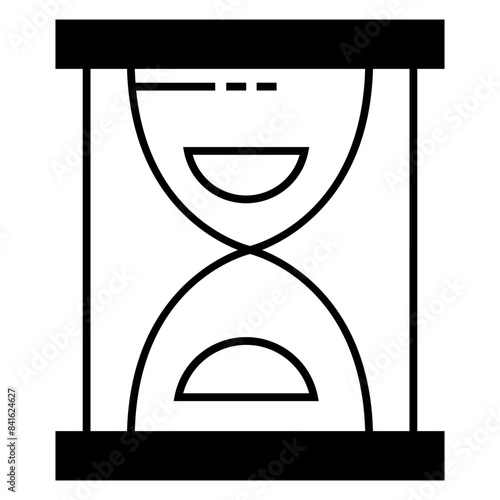 hourglass with sand