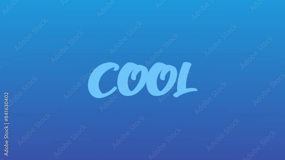 Blue cool typography motion graphic animated video, underwater lettering animation for intro video Blue cool typography motion graphic animated video, underwater lettering animation for intro video