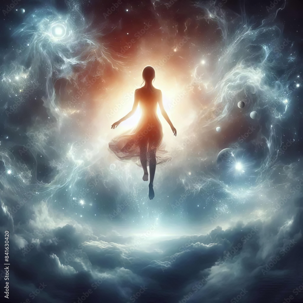 Obraz premium Ethereal Cosmic Dance