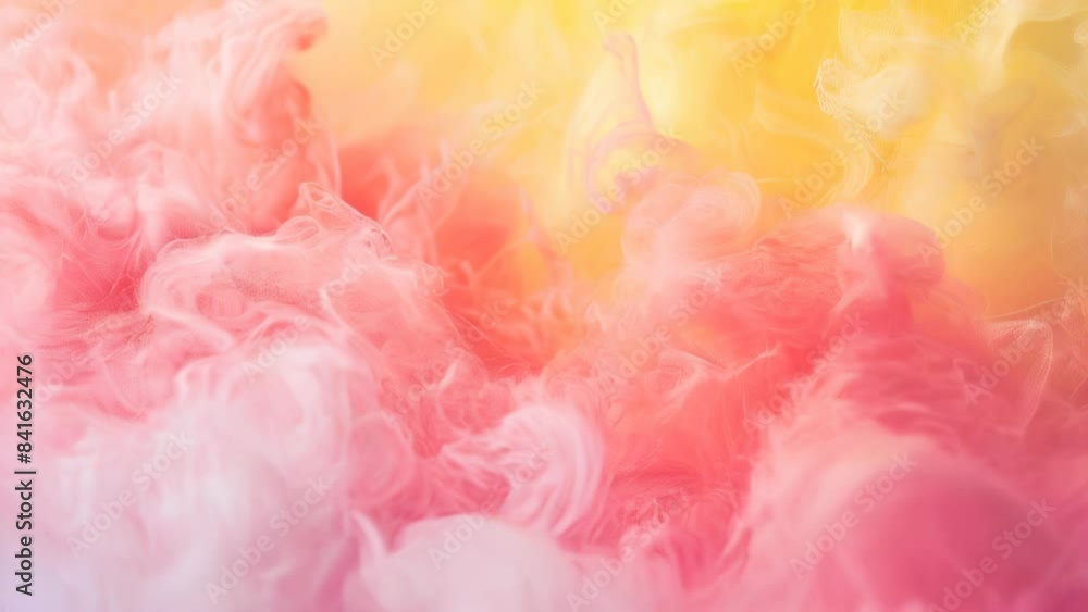 Slow motion animation abstract background texture of cotton smoky fluffy texture soft pastel color background with soft cotton wool and steam effect. Slow motion animation abstract background texture of cotton smoky fluffy texture soft pastel color background with soft cotton wool and steam effect.