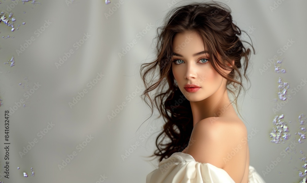 Portrait of the beautiful young fashionable girl Portrait of the beautiful young fashionable girl