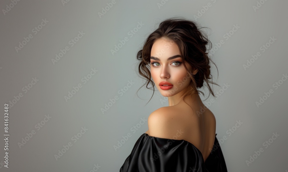 Portrait of the beautiful young fashionable girl Portrait of the beautiful young fashionable girl