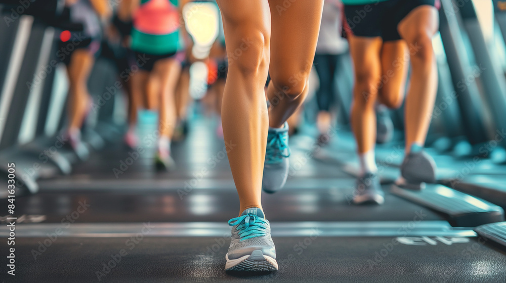 Fototapeta premium Popular fitness challenges and their health benefits