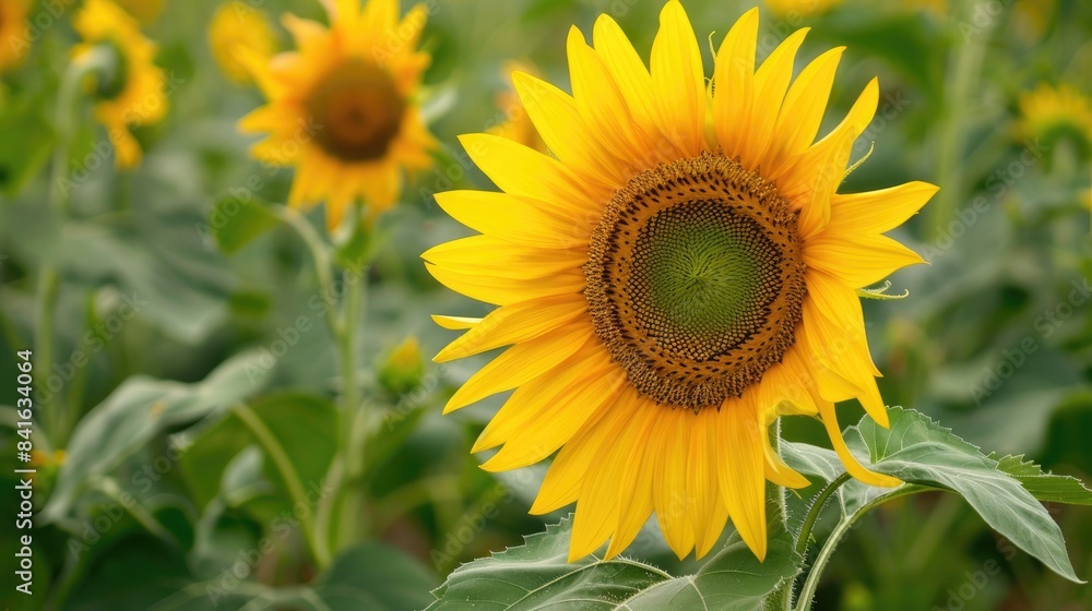 Sunflower bloom in the beauty of nature Sunflower bloom in the beauty of nature