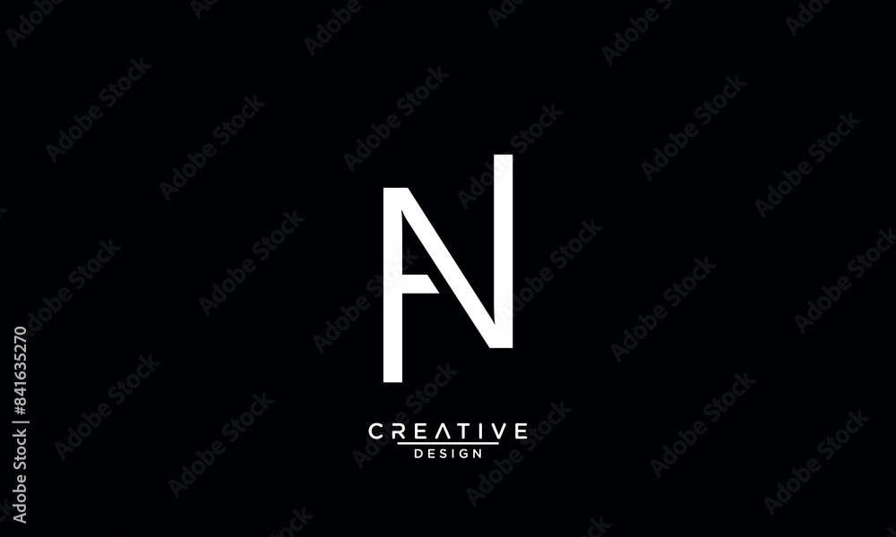 AN, NA, A, N, Abstract Letters Logo Monogram AN, NA, A, N, Abstract Letters Logo Monogram