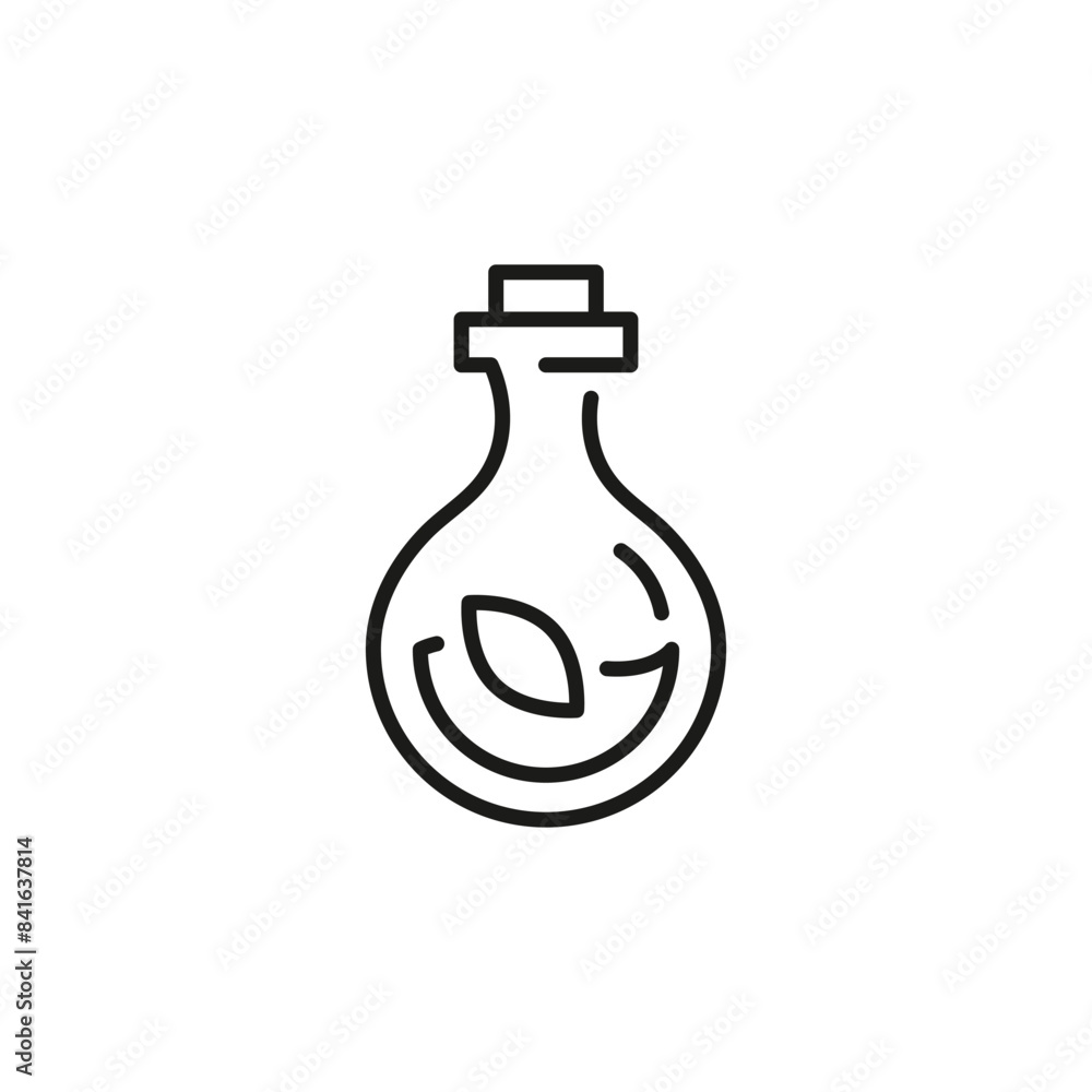 Magic leaf bottle icon. Simple magic potion icon for social media, app, and web design. Vector illustration. Magic leaf bottle icon. Simple magic potion icon for social media, app, and web design. Vector illustration.