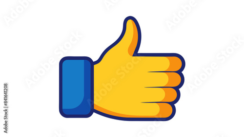 a hand giving a thumbs-up gesture.