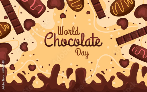 World Chocolate Day Background