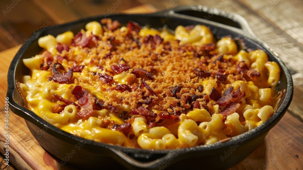 Gourmet Mac and Cheese with Bacon and Chives. Bacon Mac and Cheese Gourmet Mac and Cheese with Bacon and Chives. Bacon Mac and Cheese