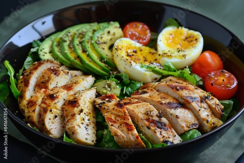 In depth healthy meal plan with macro nutrients analysis for optimal nutrition planning photo