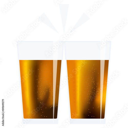 ビールで乾杯