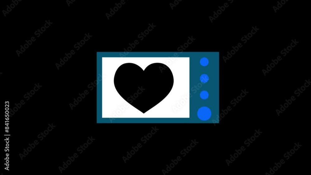 Heart Monitor Goes Flat line animation. Heart Monitor Goes Flat line animation.
