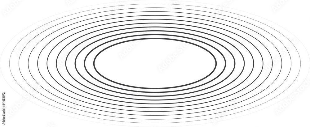 Oval halftone line with blending. Technology design element Oval halftone line with blending. Technology design element