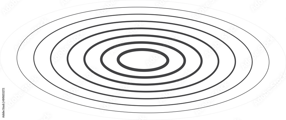 Oval halftone line with blending. Technology design element Oval halftone line with blending. Technology design element