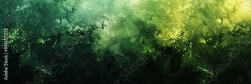 abstract background with green tones, digital art style, cinematic light. photo