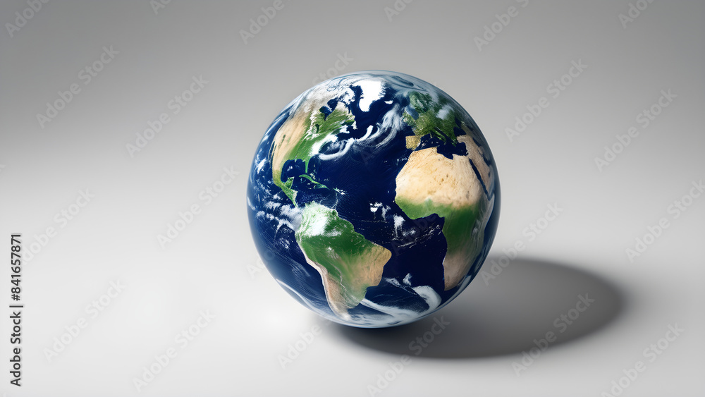 Fototapeta premium A green and beautiful Earth that can be used as a graphic image