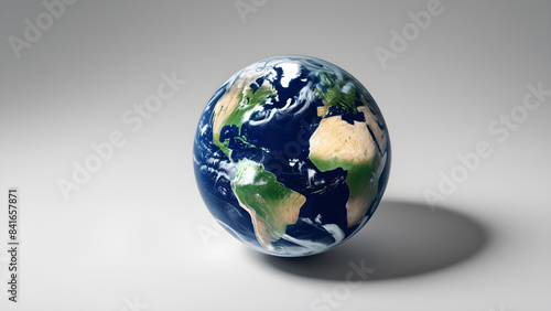 A green and beautiful Earth that can be used as a graphic image