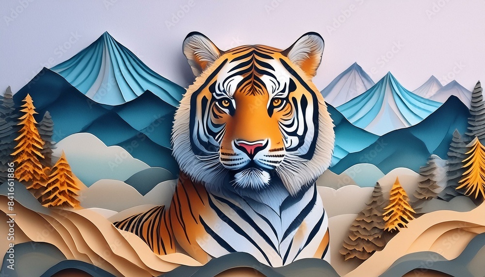 Obraz premium Animals, creatures, wild animals, beautiful creatures, rushing animals, running animals, Generative AI