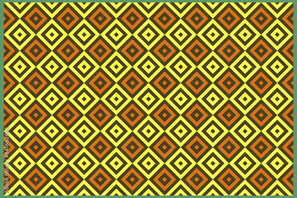 This is a yellow and orange rhombus pattern background, suitable for use as a background for designing wrapping paper, bags, book covers, table covers, banners, posters, flyers and so on. This is a yellow and orange rhombus pattern background, suitable for use as a background for designing wrapping paper, bags, book covers, table covers, banners, posters, flyers and so on.