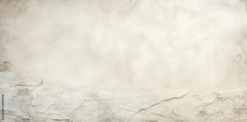 Naklejka premium paper overlay textured concrete wall with a red and white checkered pattern, surrounded by a wooden fence and a green tree