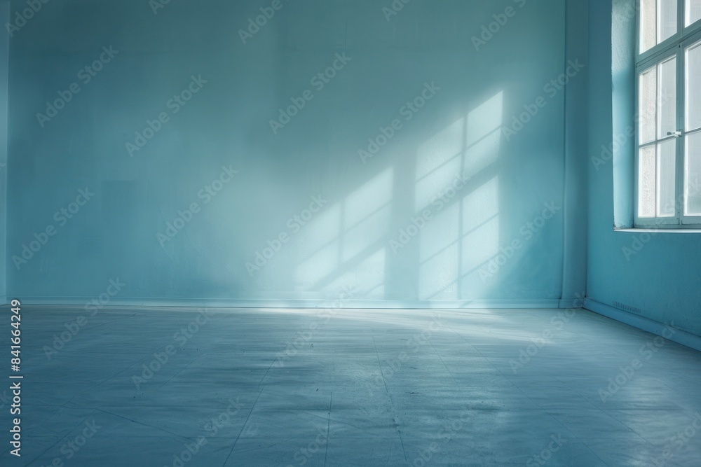 Obraz premium Room with window casting sunlight and shadows