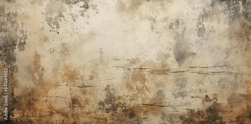 distressed texture vector  an old wall with peeling paint © Siasart Studio