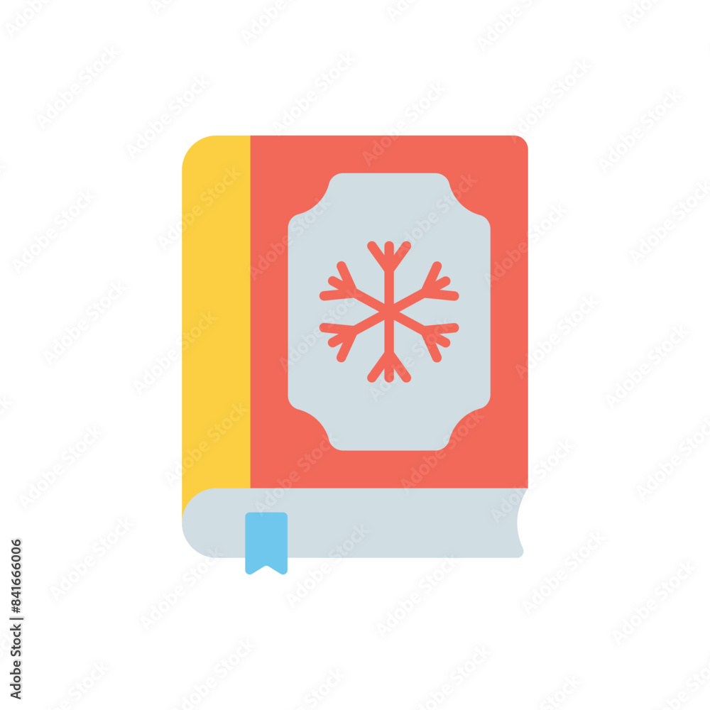 Christmas Book vector icon Christmas Book vector icon