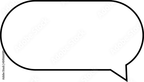 Speech bubble with different shapes. Message box for speaking, talking, thinking, describe and illustration