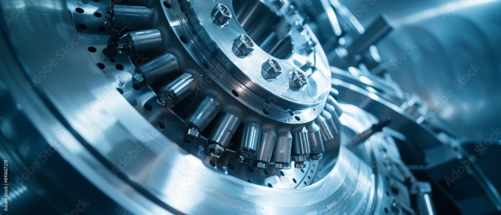 Sustainable Waste-to-Energy Transformation: Precision Machinery in Bright Light from Overhead Angle Sustainable Waste-to-Energy Transformation: Precision Machinery in Bright Light from Overhead Angle