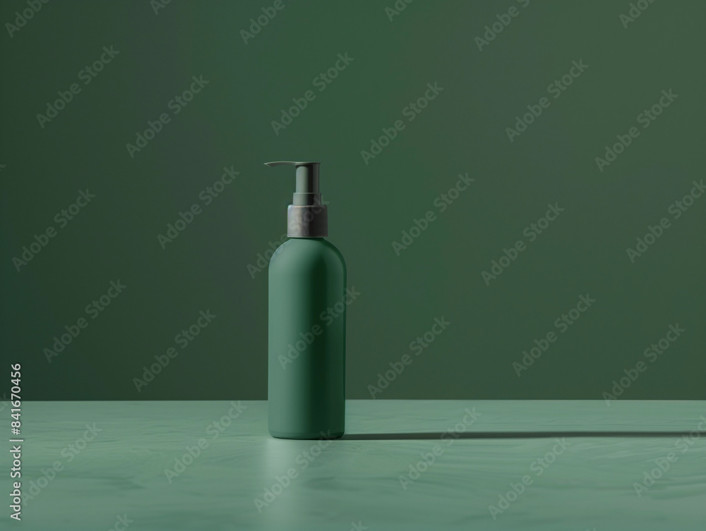 Plain blank liquid pump bottle mockup dark green monochome modern skin cosmetic spa beauty lotion product packaging minimal simple plain shampoo empty plastic package branding label template isolated Plain blank liquid pump bottle mockup dark green monochome modern skin cosmetic spa beauty lotion product packaging minimal simple plain shampoo empty plastic package branding label template isolated