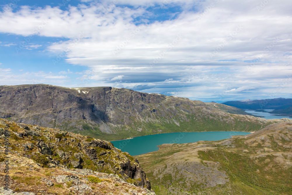 Norway Jotunheim park on a cloudy summer day. Norway Jotunheim park on a cloudy summer day.