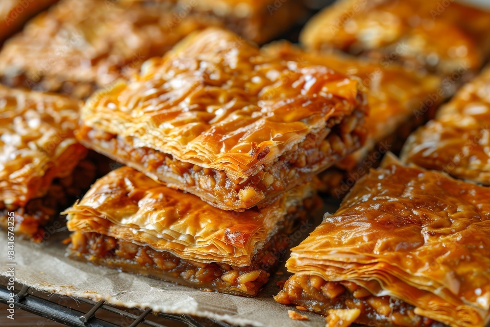 Luxurious almond toffee bars with a golden caramel glaze, presented on a rustic plate for a rich and delicious treat Luxurious almond toffee bars with a golden caramel glaze, presented on a rustic plate for a rich and delicious treat