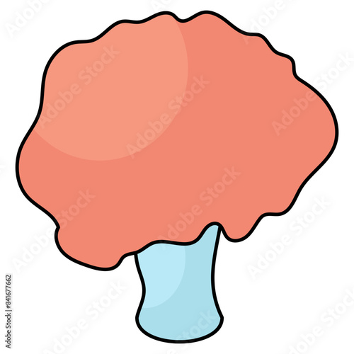 An icon design of broccoli