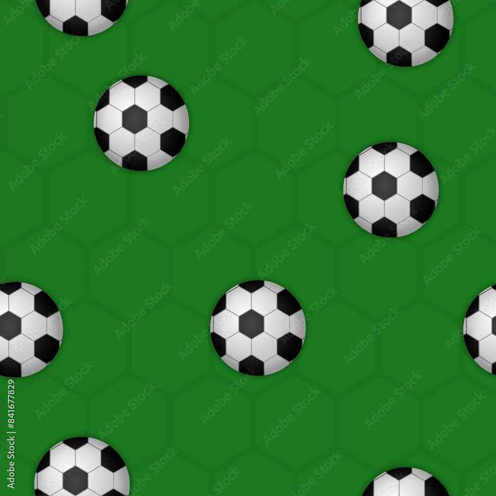 green soccer background pattern with balls green soccer background pattern with balls
