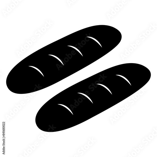 A beautiful design icon of loaf of breads