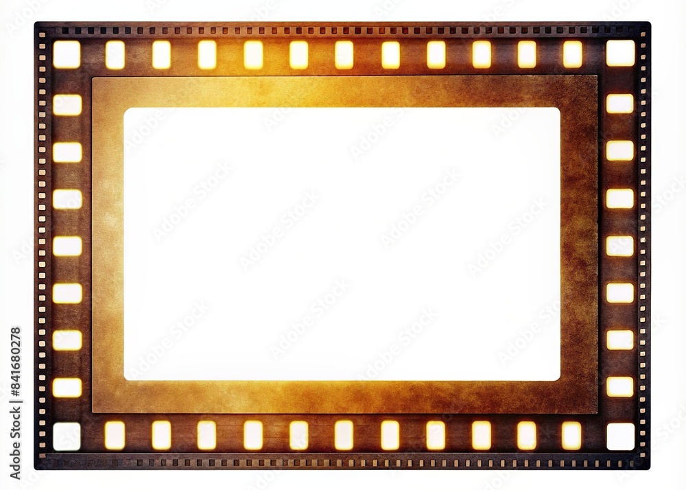 Medium format color film frame with blank large format film negative , medium format, color film, frame, blank, large format, film negative, picture frame, free photo space, photography