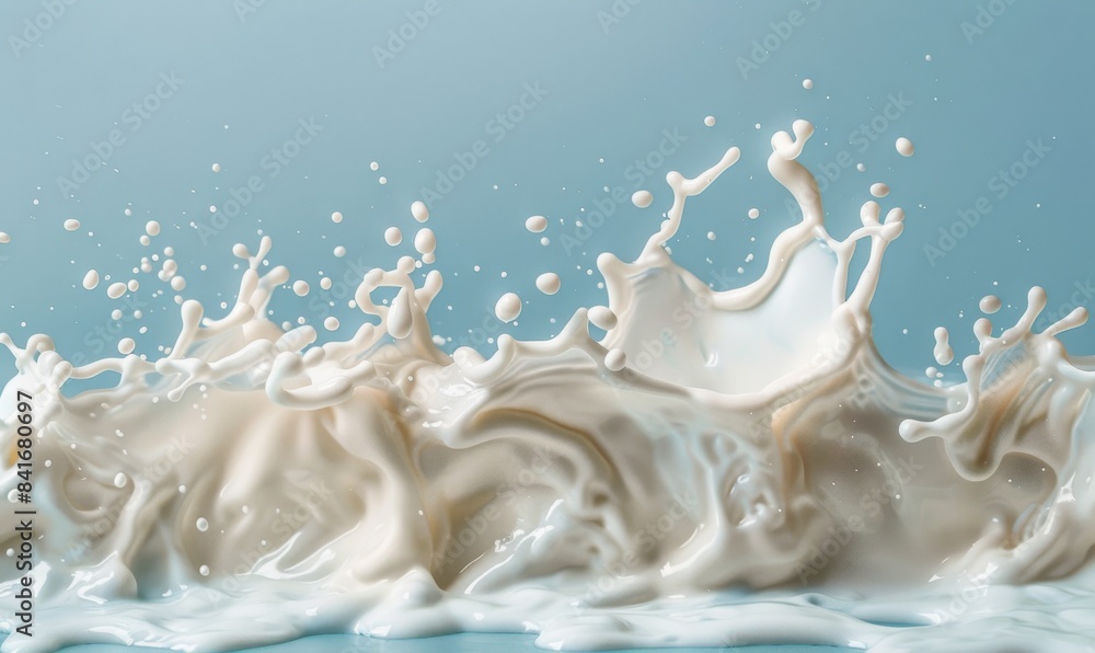 Splash of milk or cream, cut out Splash of milk or cream, cut out