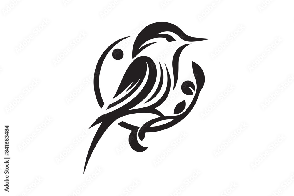 Naklejka premium Bird Silhouette Vector Art Collection