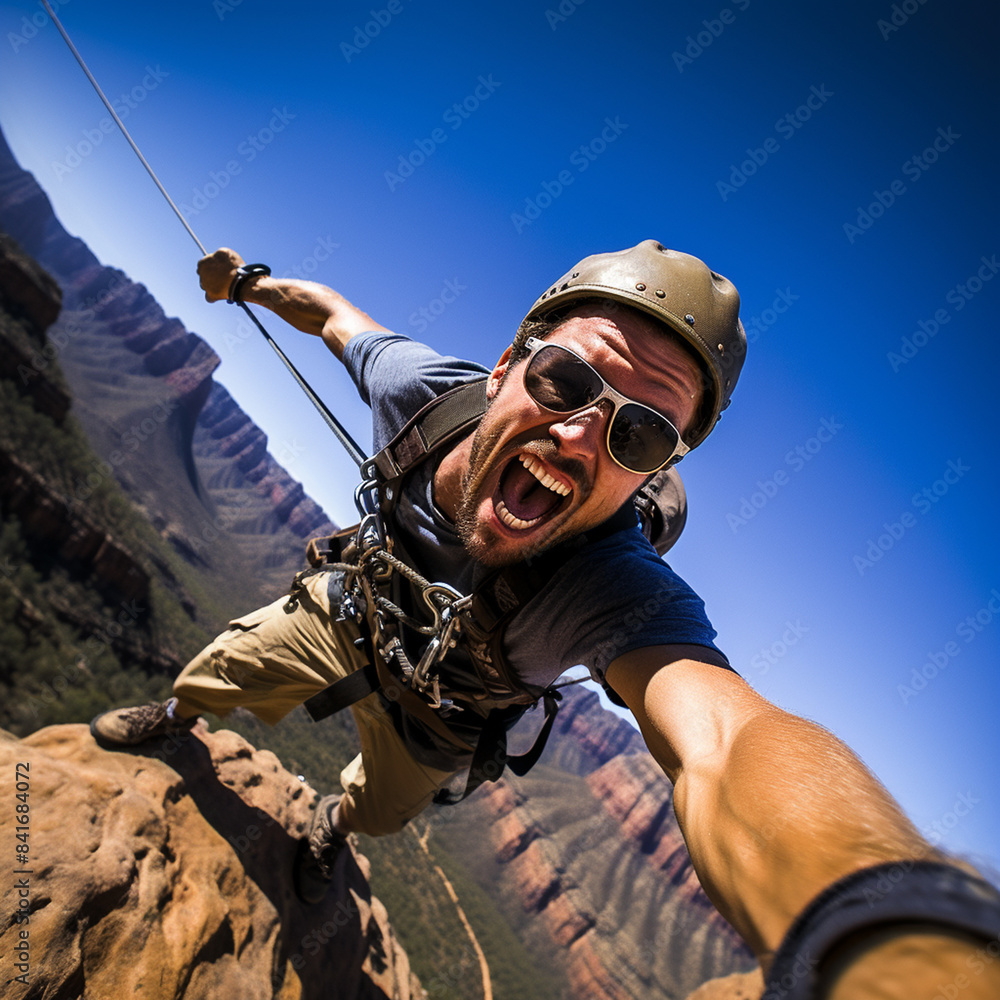 The person was engaged in an adventurous activity like rock climbing, scaling the rugged cliff with determination and excitement. The person was engaged in an adventurous activity like rock climbing, scaling the rugged cliff with determination and excitement.