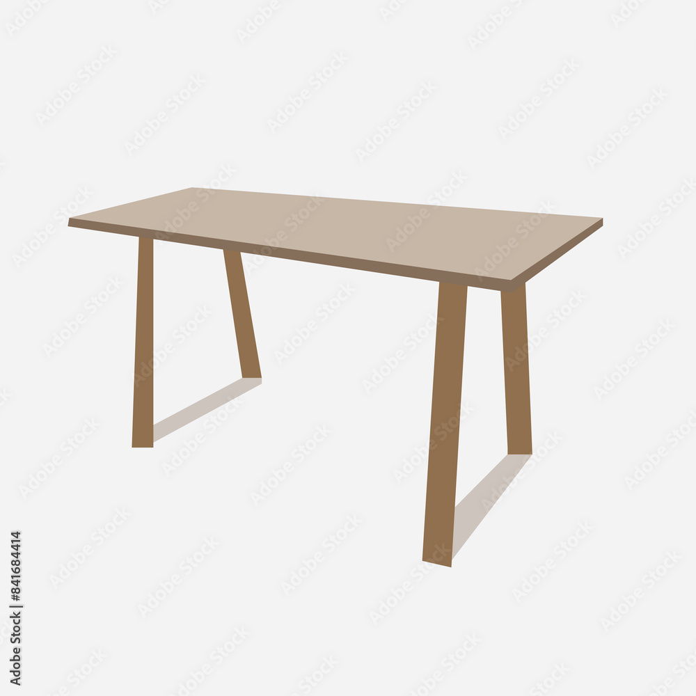 wooden table isolated on white wooden table isolated on white